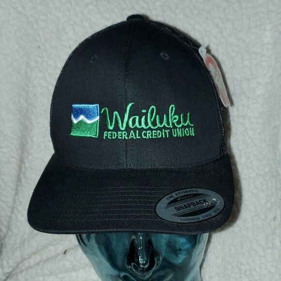 Wailuku Federal Credit Union Maui Hawaii Snapback Hat New - Picture 1 of 7